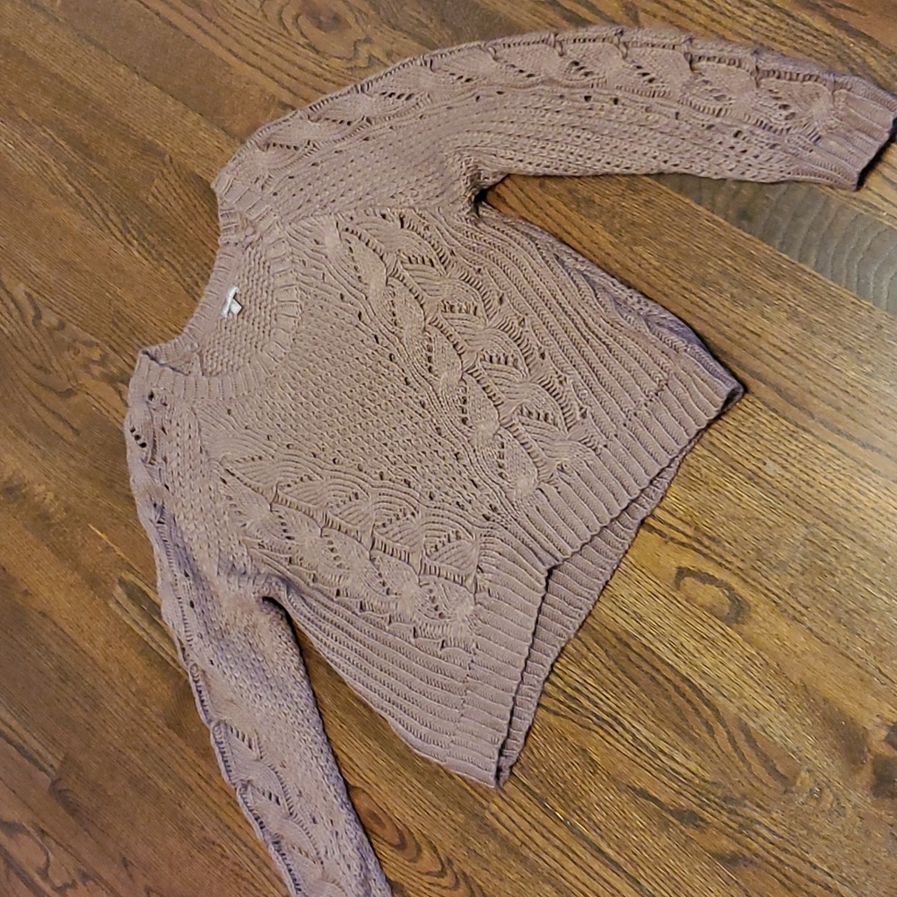 Charlotte Russe Knitted Sweater - Size Junior Large